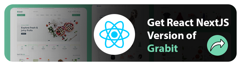 Grabit - Multipurpose eCommerce Tailwind CSS Template